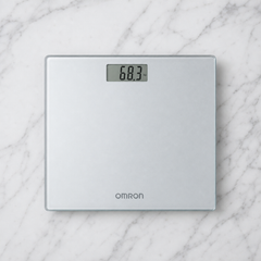 Omron digital weighing scale glass body model HN289