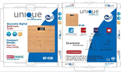 Digital Wooden Bathroom Scale – Smart Weight Machine