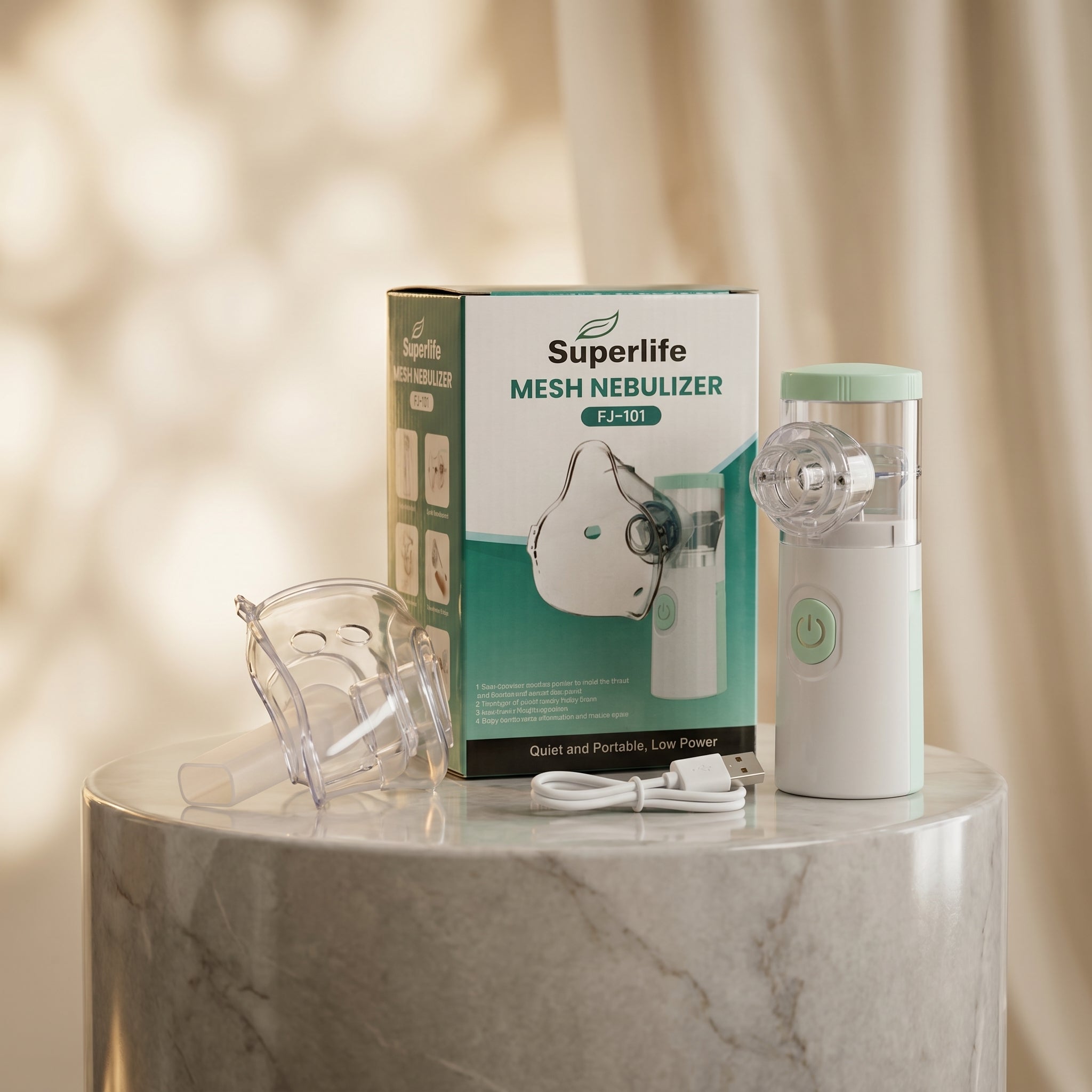 Super Life Portable Mesh Nebulizer for Adults & Kids