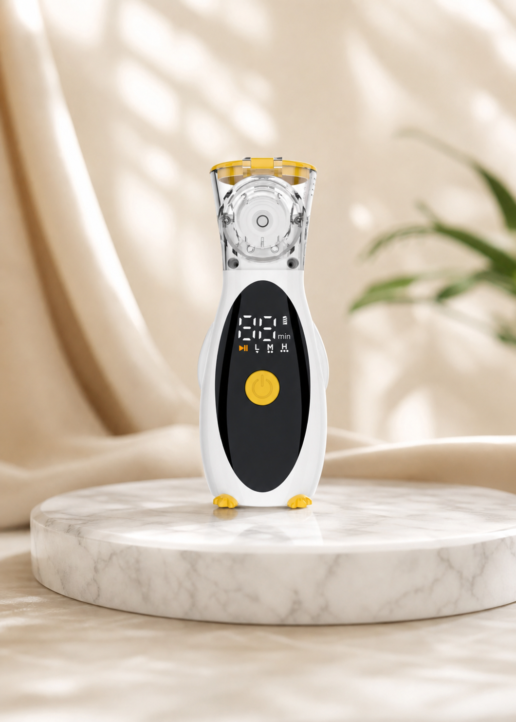 Unique portable mesh rechargeable nebulizer penguin type